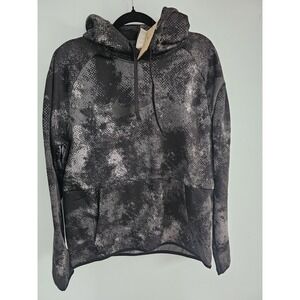 Nike Digital Black And Gray Camo Thermafit Hoodie  Size Small